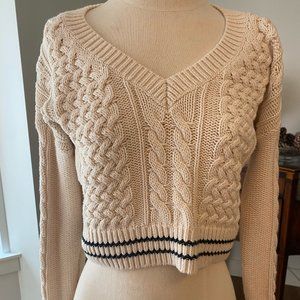 Abercrombie Sweater Cable Knit, size XS